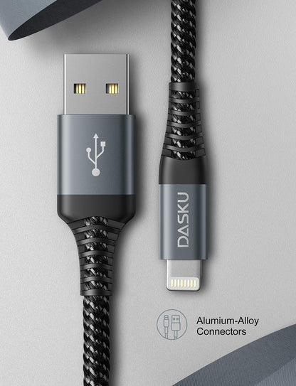Iphone Charger Fast Charging 10FT, 3Pack [Apple Mfi Certified] Long Lightning Cable to USB Iphone Charging Cord for Iphone 14, 13, 12, 11, 8, 7, X, XR, XS, SE, Ipad Pro, Air, Mini, Ipod & Airpods