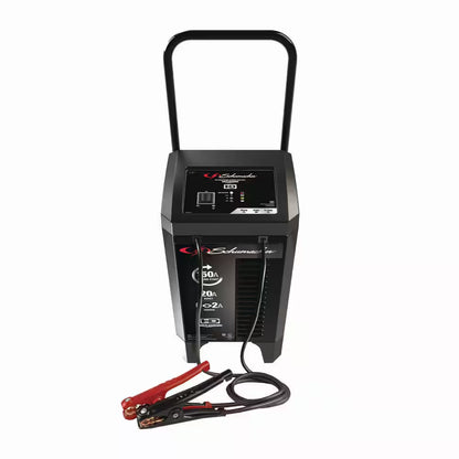 Wheeled Automatic 6A Car Battery Charger/200A Engine Start, Maintainer, 40A Boost, 6V/12V Sport, Auto, Marine Batteries
